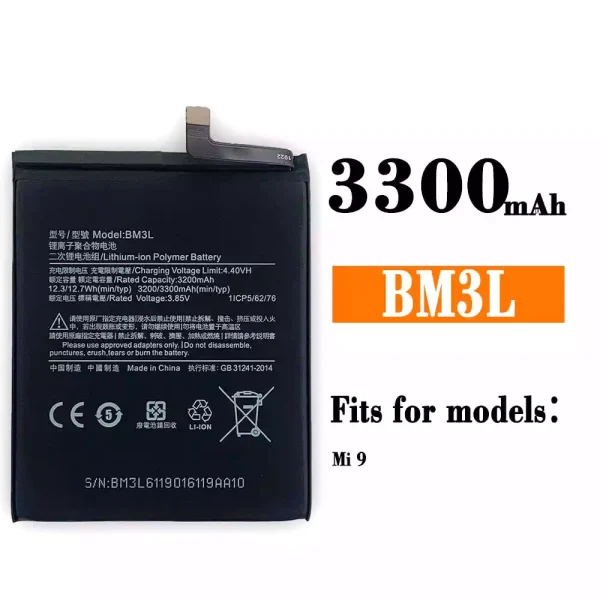 Original new battery BM3L for Xiaomi Mi 9