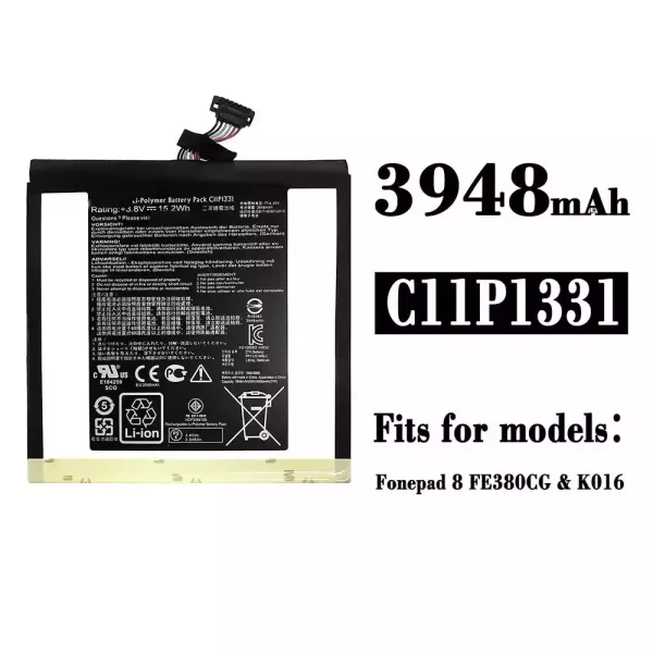 Original new battery C11P1331 for Asus Fonepad 8