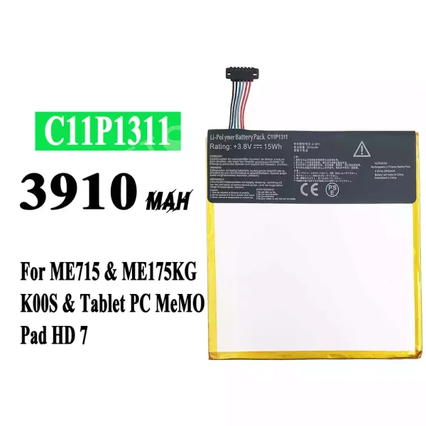 Original new battery C11P1311 for Asus Tablet PC MeMO / Pad HD7