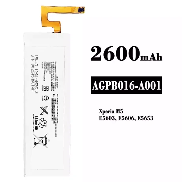Original new battery AGPB016-A001 for Sony Xperia M5