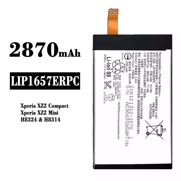 Original new battery LIP1657ERPC for Sony Xperia XZ2 Compact / Xperia XZ2 Mini