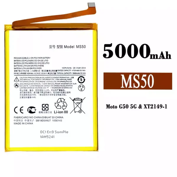 Original new battery MS50 for Motorola Moto G50 5G