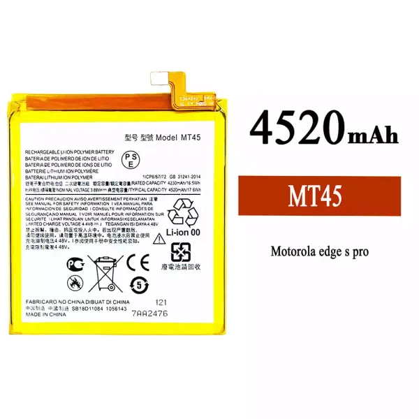 Original new battery MT45 for Motorola Edge 20 Pro / Edge S Pro