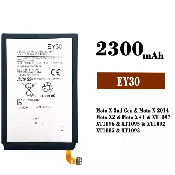 Original new battery EY30 for Motorola Moto X 2nd Gen / Moto X 2014 / Moto X2