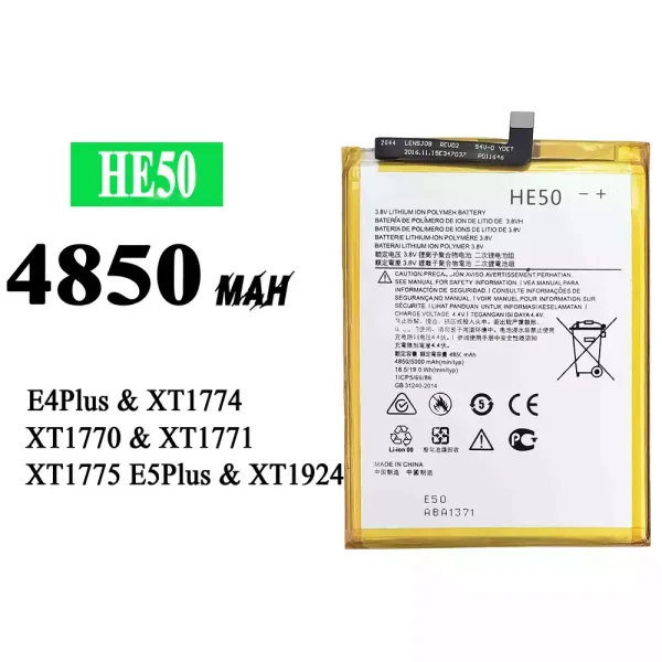 Original new battery HE50 for Motorola Moto E4 Plus,E5 Plus