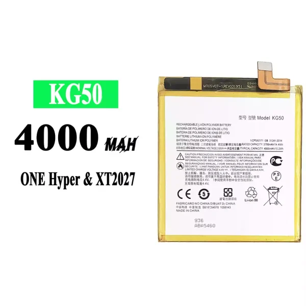 Original new battery KG50 for Motorola ONE Hyper / XT2027 / XT2027-1
