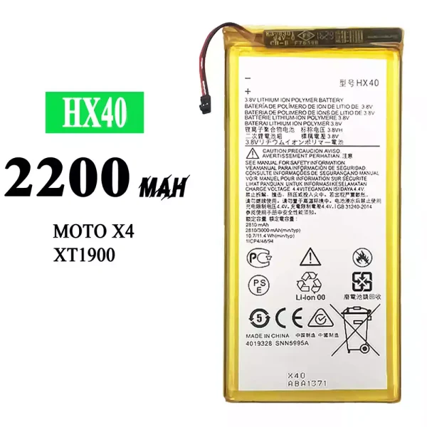 Original new battery HX40 for Motorola Moto X4 / Moto X 4th gen