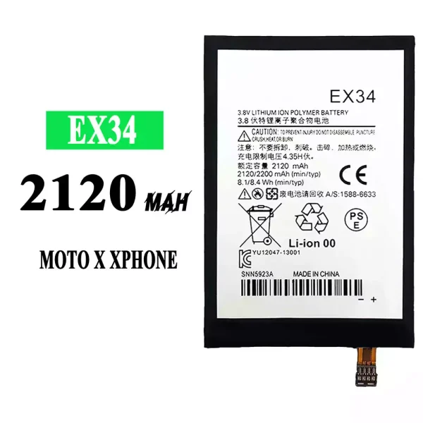 Original new battery EX34 for Motorola Moto X