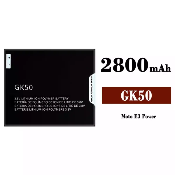 Original new battery GK50 for Motorola E 3 Power