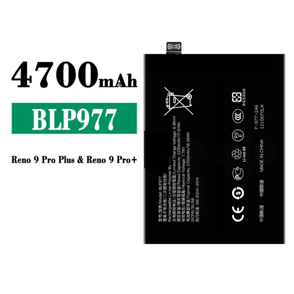 Original new battery BLP977 for OPPO Reno 9 Pro Plus / Reno 9 Pro+