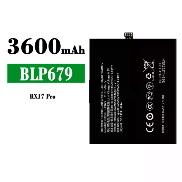 Original new battery BLP679 for OPPO RX17 Pro / DV12 / R17 PRO