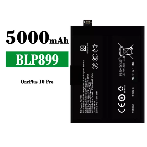 Original new battery BLP899 for OnePlus 10 Pro