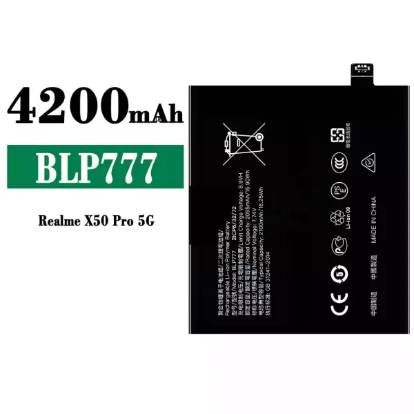 Original new battery BLP777 for OPPO Realme X50 Pro
