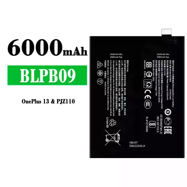 Original new battery BLPB09 for OPPO OnePlus 13