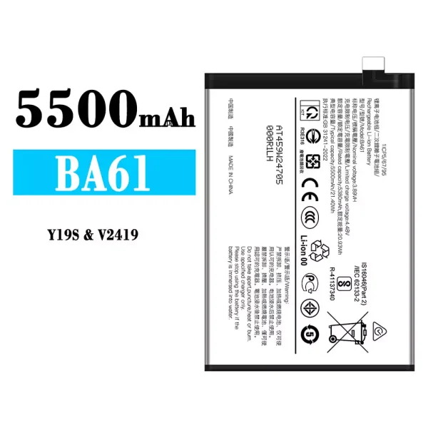 Original new battery BA61 for VIVO Y19S
