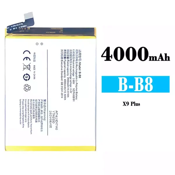 Original new battery B-B8 for VIVO X9 Plus