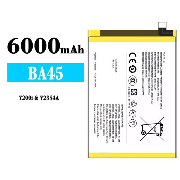 Original new battery BA45 for VIVO Y200i