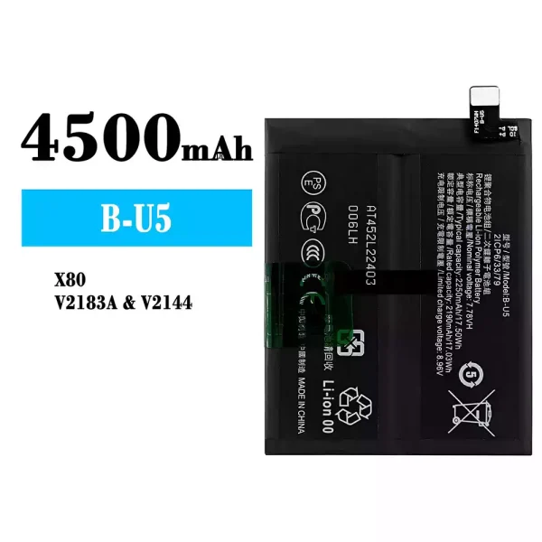 Original new battery B-U5 for VIVO X80