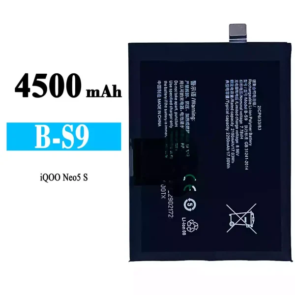 Original new battery B-S9 for VIVO iQOO NEO5S