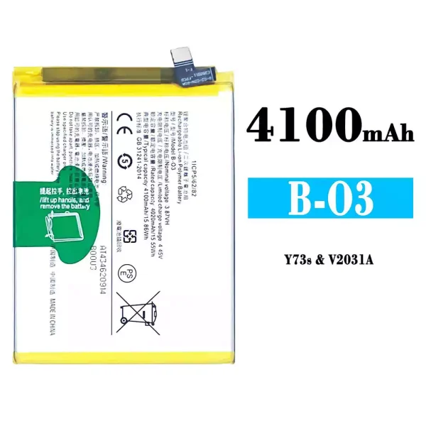 Original new battery B-O3 for VIVO Y73S