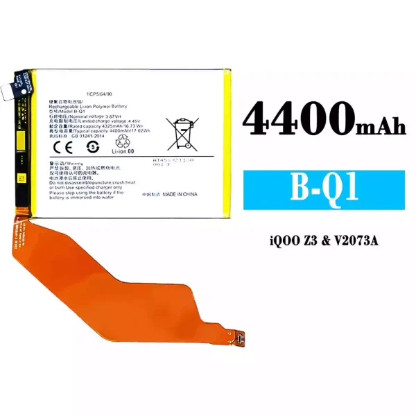 Original new battery B-Q1 for VIVO iQOO Z3