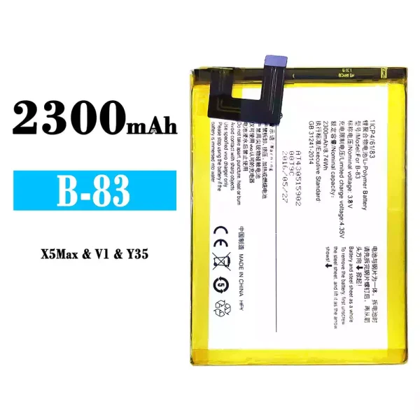 Original new battery B-83 for VIVO X5 Max/V1/Y35