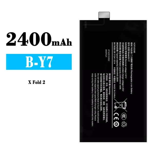 Original new battery B-Y7 for VIVO X Fold 2