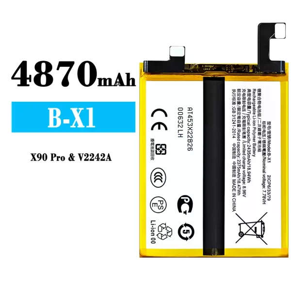Original new battery B-X1 for VIVO X90 Pro