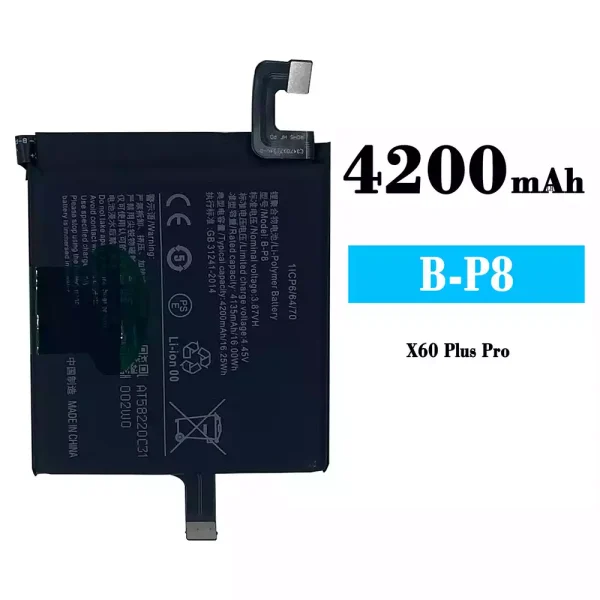 Original new battery B-P8 for VIVO X60 Plus Pro