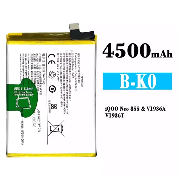 Original new battery B-K0 for VIVO iQOO NEO 855