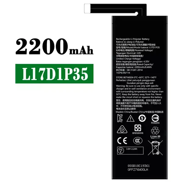 Original new battery L17D1P35 for Lenovo