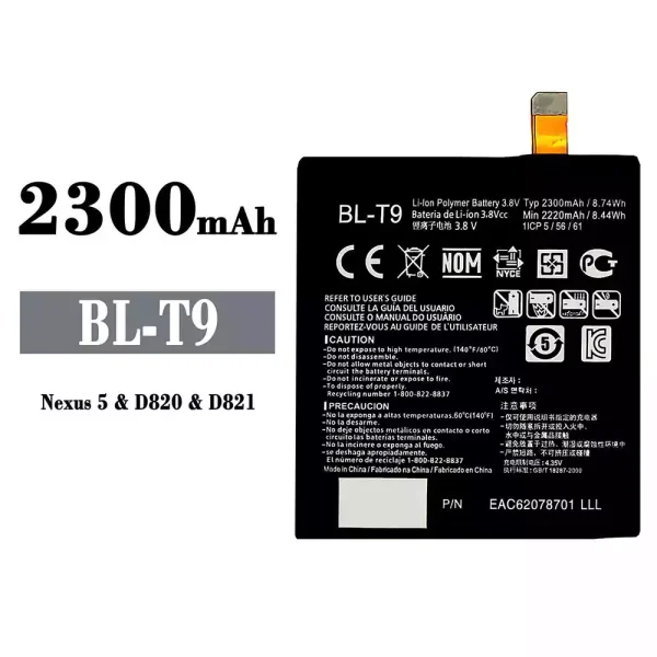 Original new battery BL-T9 for LG Nexus 5