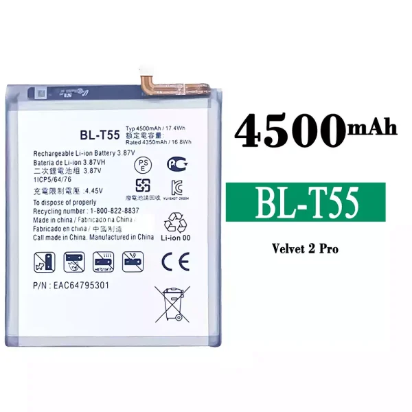 Original new battery BL-T55 for LG Velvet 2 Pro