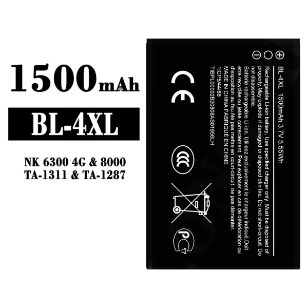Original new battery BL-4XL for Nokia NK 6300 4G/8000