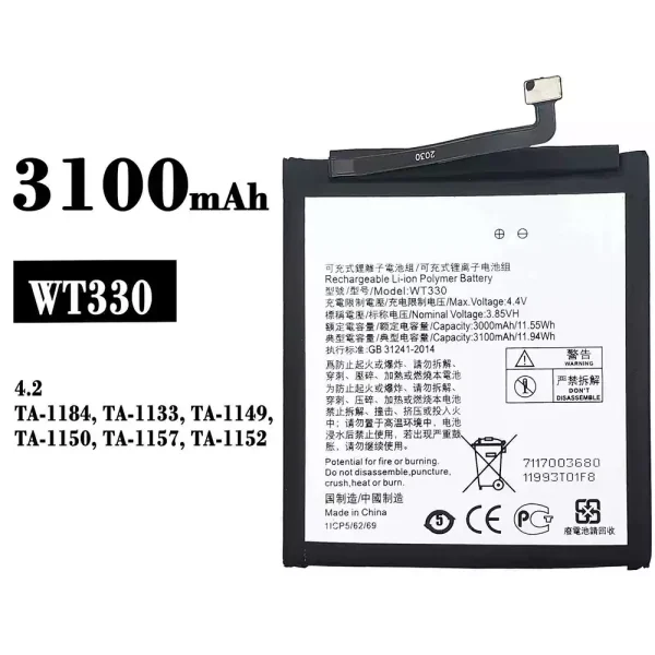 Original new battery WT330 for Nokia 4.2