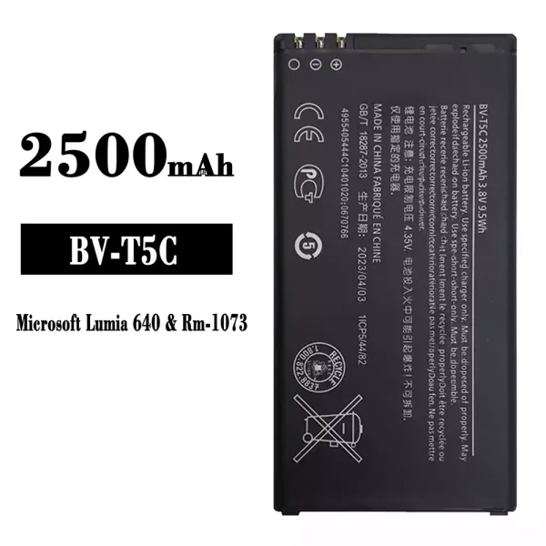 Original new battery BV-T5C for Nokia Microsoft Lumia 640