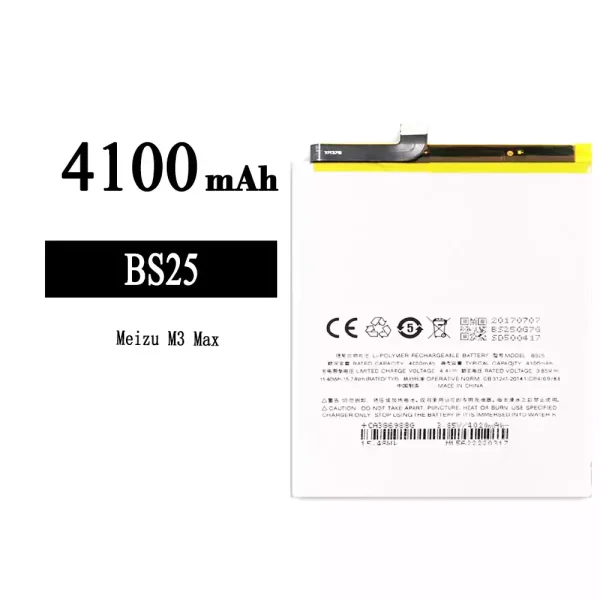 Original new battery BS25 for Meizu M3 Max