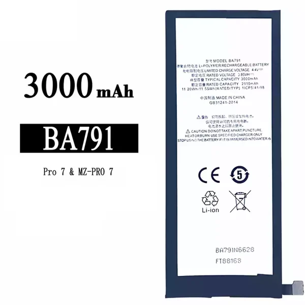 Original new battery BA791 for Meizu Pro 7