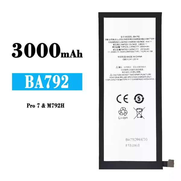 Original new battery BA792 for Meizu Pro 7/M792H