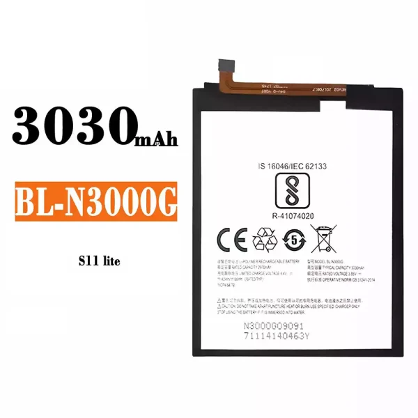 Original new battery BL-N3000G for Gionee S11 lite