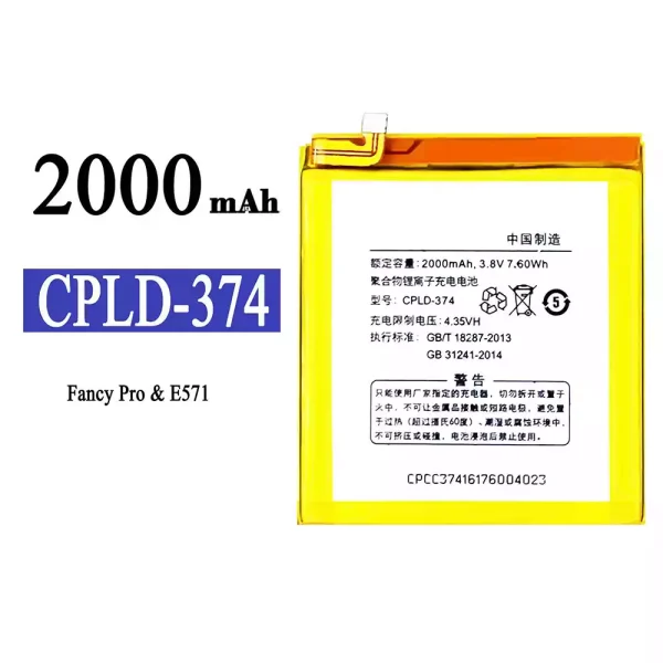 Original new battery CPLD-374 for Coolpad fancy pro/E571