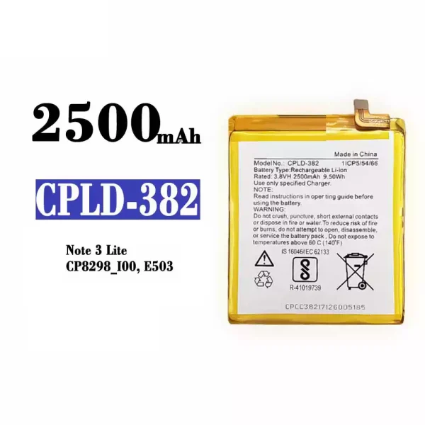 Original new battery CPLD-382 for Coolpad Note 3 Lite