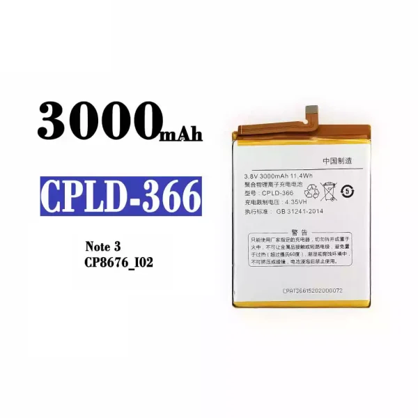 Original new battery CPLD-366 for Coolpad Note 3