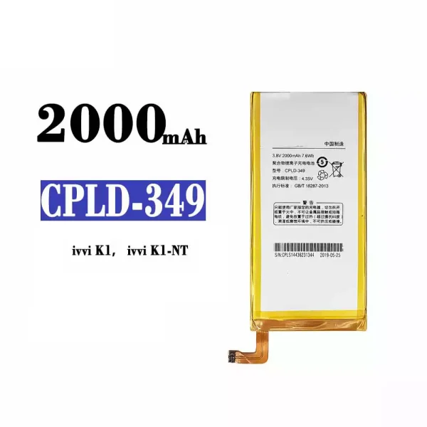 Original new battery CPLD-349 for Coolpad ivvi K1/ivvi K1-NT