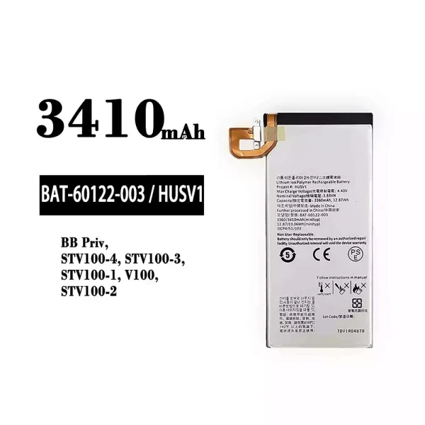 Original new battery BAT-60122-003 for BlackBerry BB Priv