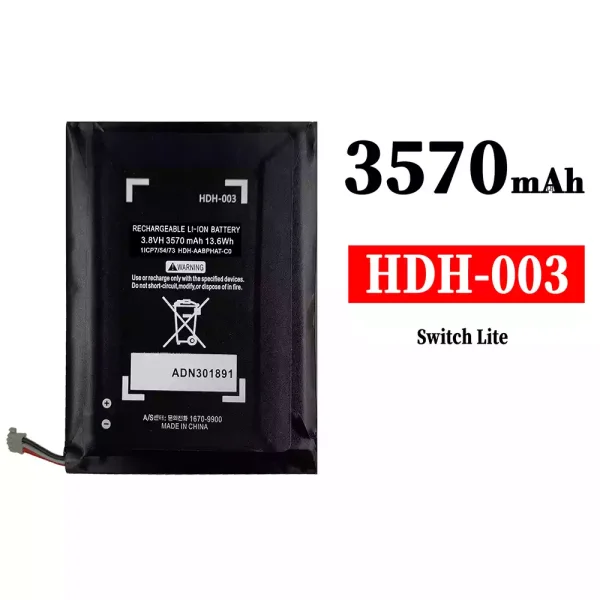 Original new battery HDH-003 for Nintendo Switch Lite