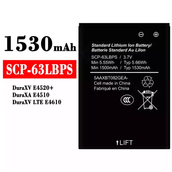 Original new battery SCP-63LBPS for Kyocera E4520 E4510 E4610