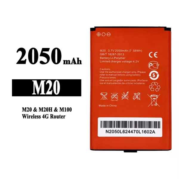 Original new battery M20 for Benteng M20H/M100