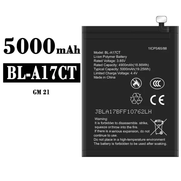 Original new battery BL-A17CT for General Mobile GM 21