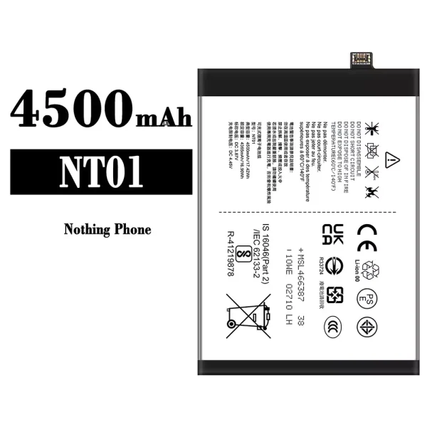 Original new battery NT01 for Nothing Phone 1